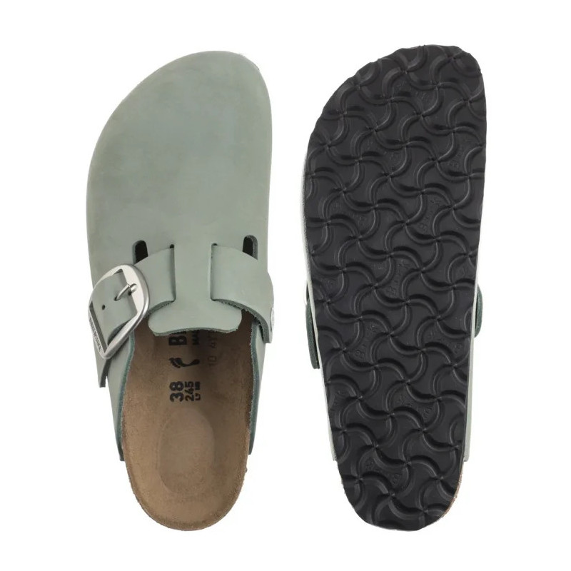 Birkenstock Boston Big Buckle Pure Sage 1029303 (BK267-d) Sieviešu apavi/Flip Flops