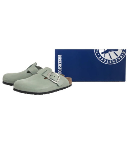 Birkenstock Boston Big Buckle Pure Sage 1029303 (BK267-d) Sieviešu apavi/Flip Flops