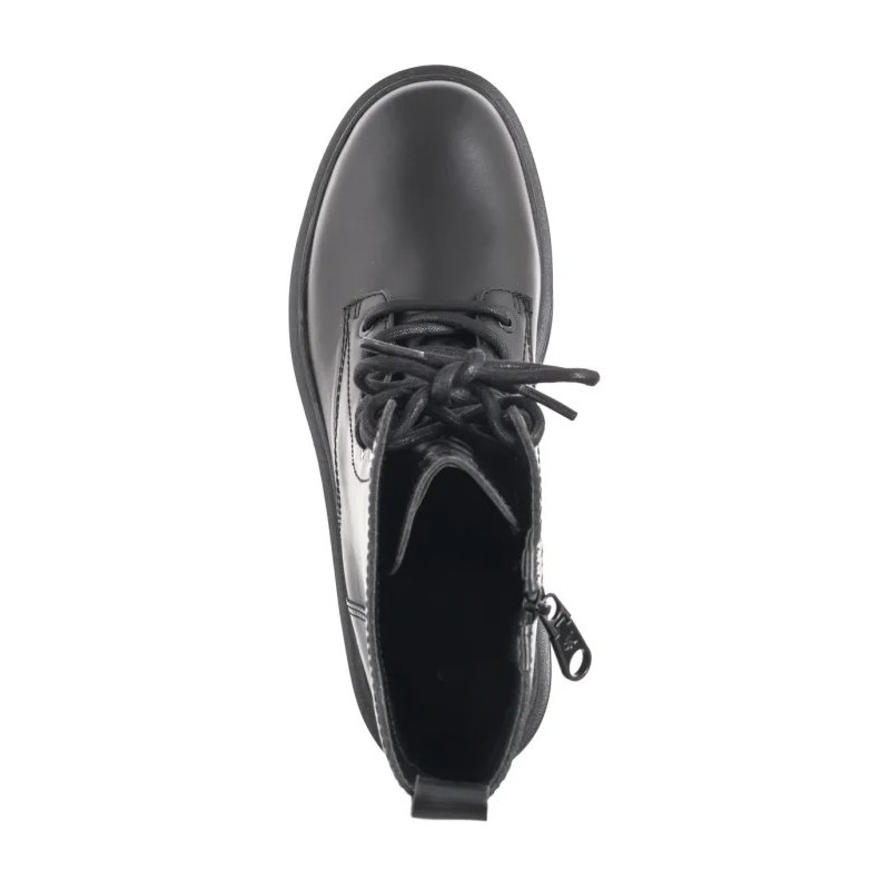 Calvin Klein Flatform High Lace Up Mg Dl Triple Black YW0YW01535 0GJ (CK568-a) batai