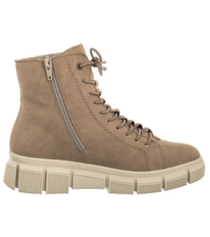 Rieker Beżowe X3428-20 Beige (RI202-a) kurpes