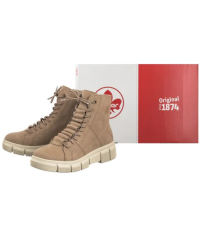 Rieker Beżowe X3428-20 Beige (RI202-a) shoes