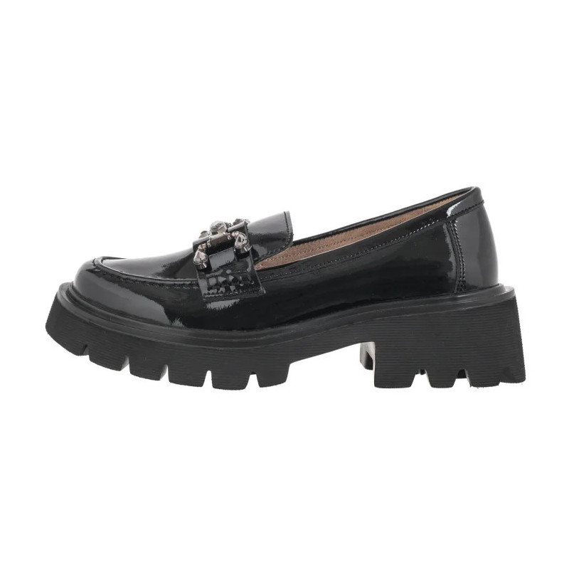 Filippo Czarne Lakierowane DP6475/24 BK L (FO111-a) kingad