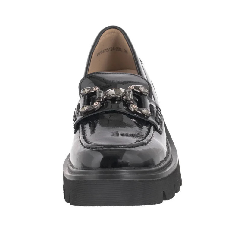 Filippo Czarne Lakierowane DP6475/24 BK L (FO111-a) kingad