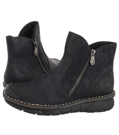 Rieker Czarne 73357-00 Black (RI204-a) kurpes