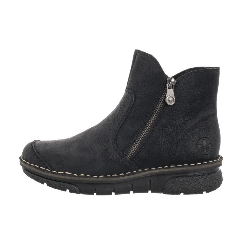 Rieker Czarne 73357-00 Black (RI204-a) batai