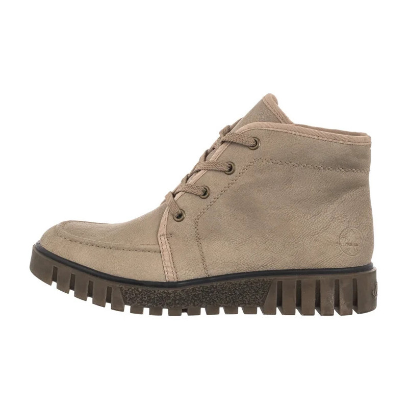 Rieker Beżowe Y3407-60 Beige (RI205-a) kurpes