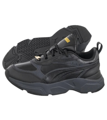 Puma Cassia Lux Puma Black-Strong Gray/Gold 397837-03 (PU602-a) sportiniai bateliai