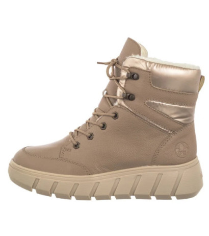 Rieker Beżowe Y3504-20 Beige (RI206-a) boots