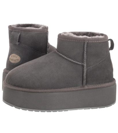 EMU Australia Stinger Micro Flatform Charcoal W13082 (EM505-d) shoes