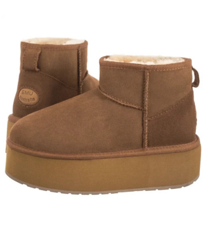EMU Australia Stinger Micro Flatform Chestnut W13082 (EM505-g) shoes