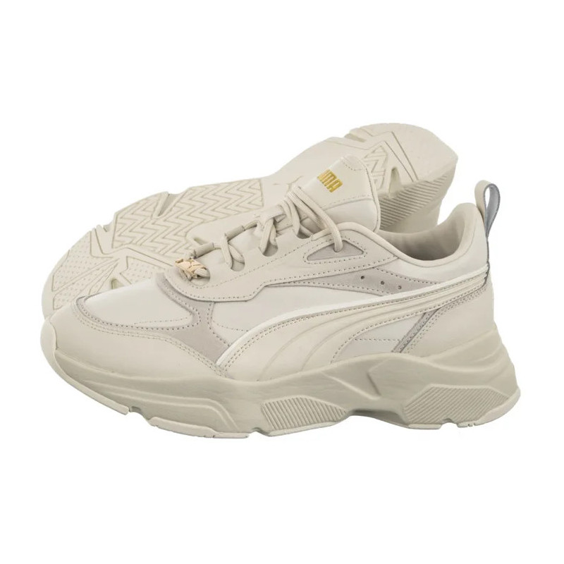 Puma Cassia Lux Alpine Snow-Ivory-Gold 397837-04 (PU602-b) sportiniai bateliai
