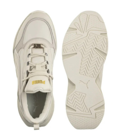 Puma Cassia Lux Alpine Snow-Ivory-Gold 397837-04 (PU602-b) sportiniai bateliai