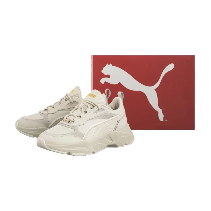 Puma Cassia Lux Alpine Snow-Ivory-Gold 397837-04 (PU602-b) sportiniai bateliai