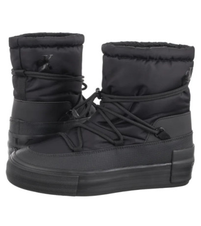 Calvin Klein Vulc Flatform Snow Boot Wn Triple Black YW0YW01591 0GJ (CK580-a) batai