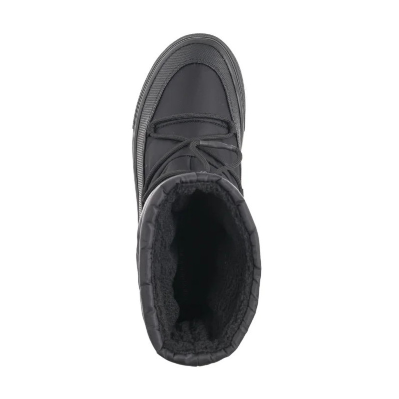 Calvin Klein Vulc Flatform Snow Boot Wn Triple Black YW0YW01591 0GJ (CK580-a) kurpes