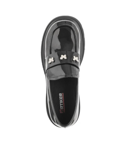 Artiker Czarne Lakierowane 55C1064 (AR140-a) shoes