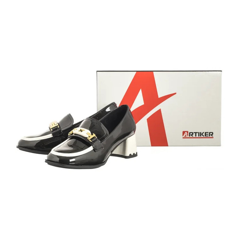 Artiker Czarne Lakierowane 55C1002 (AR141-a) kurpes