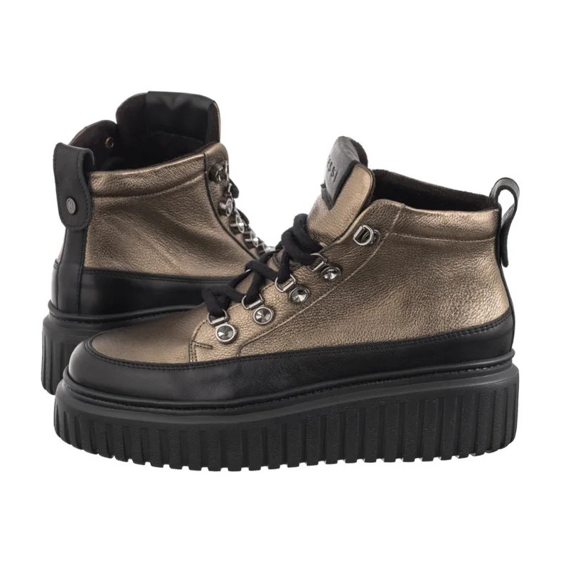 Nessi Czarne+Złoto 24666 (NE415-a) kurpes