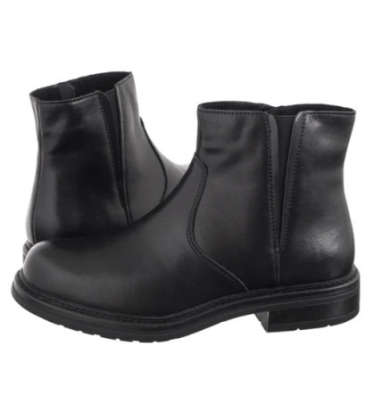 Sergio Leone Czarne BT 345-S (SL548-a) kurpes