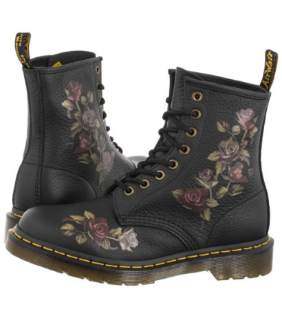 Dr. Martens 1460 Decayed Roses Classic Tumbled Nappa Black 32070001 (DR86-a) boots