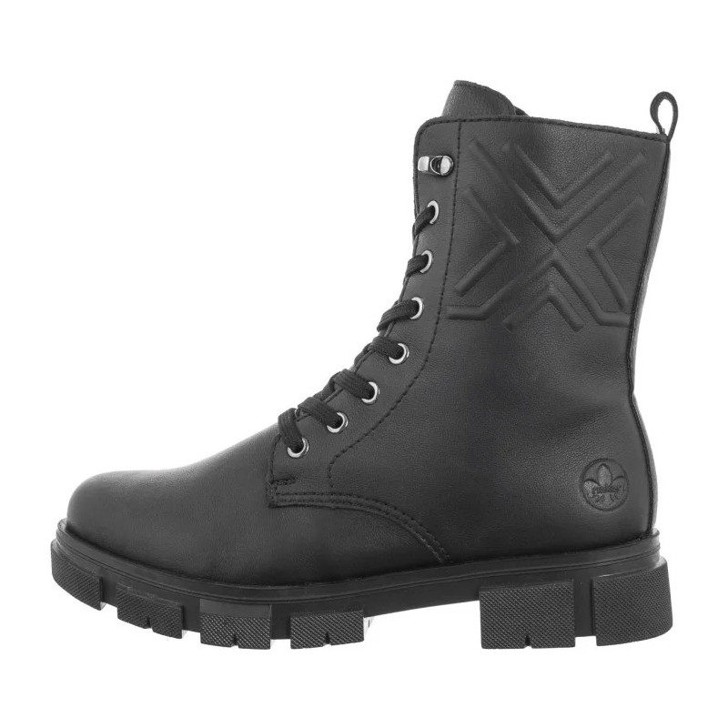 Rieker Czarne Y7108-00 Black (RI213-a) kingad