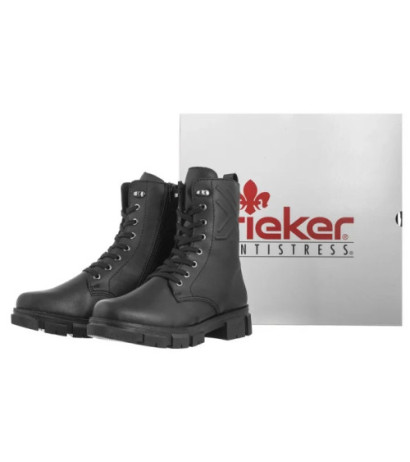 Rieker Czarne Y7108-00 Black (RI213-a) shoes