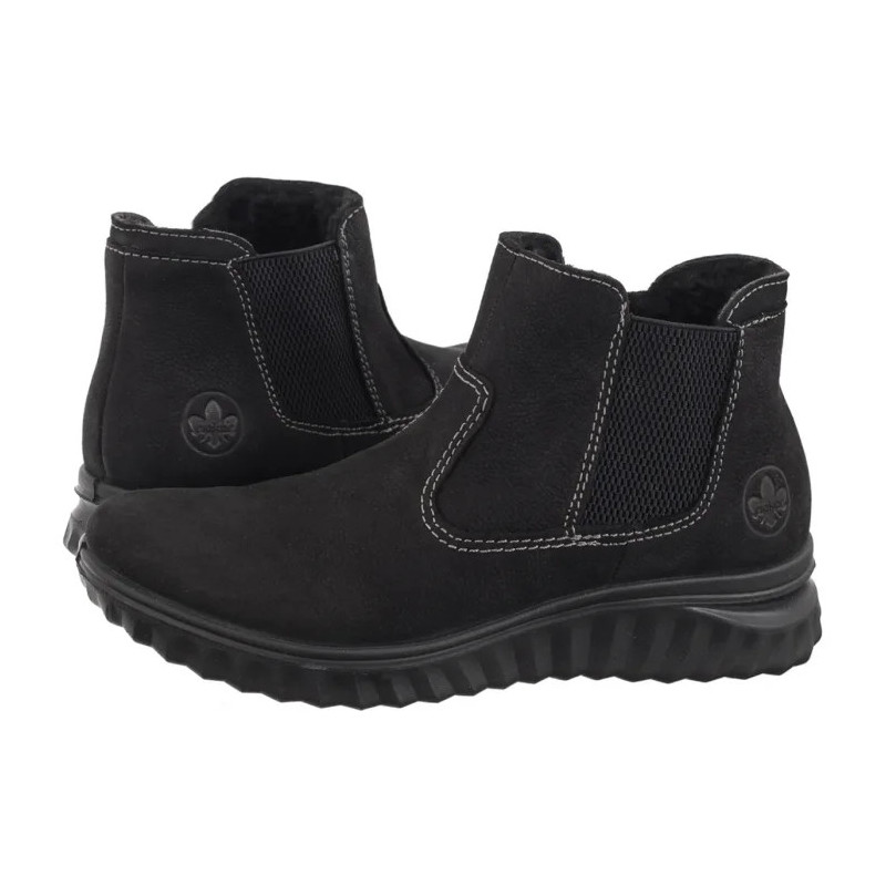 Rieker Czarne 59030-01 Black (RI216-a) shoes