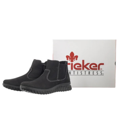 Rieker Czarne 59030-01 Black (RI216-a) kingad