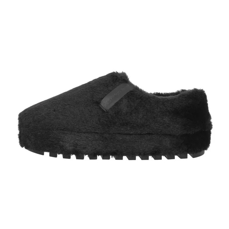 Calvin Klein Home Anke Slipper Wn Fur Triple Black YW0YW01596 0GJ (CK592-a) Moteriški batai/šlepetės