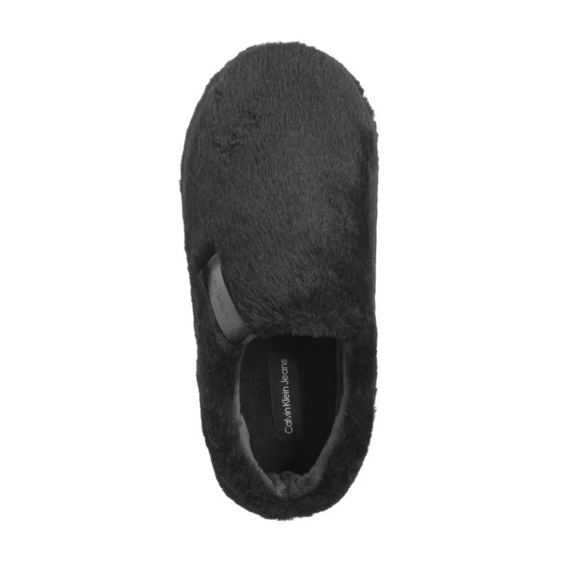 Calvin Klein Home Anke Slipper Wn Fur Triple Black YW0YW01596 0GJ (CK592-a) Moteriški batai/šlepetės