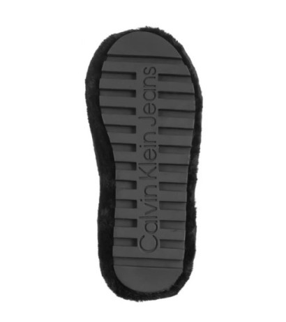 Calvin Klein Home Anke Slipper Wn Fur Triple Black YW0YW01596 0GJ (CK592-a) Sieviešu apavi/Flip Flops