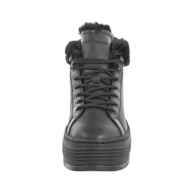 Calvin Klein Bold Platf Low Laceup Mg Lth Triple Black YW0YW01590 0GJ (CK593-a) kurpes