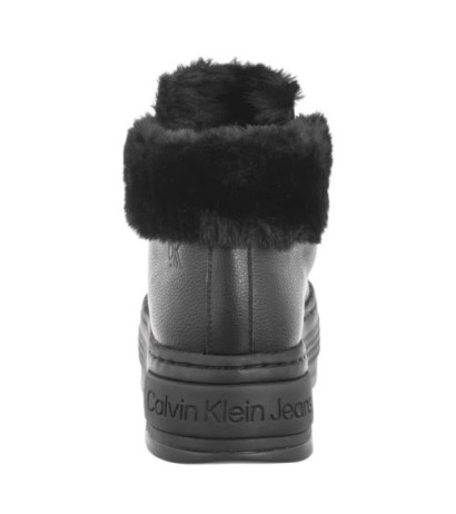 Calvin Klein Bold Platf Low Laceup Mg Lth Triple Black YW0YW01590 0GJ (CK593-a) batai