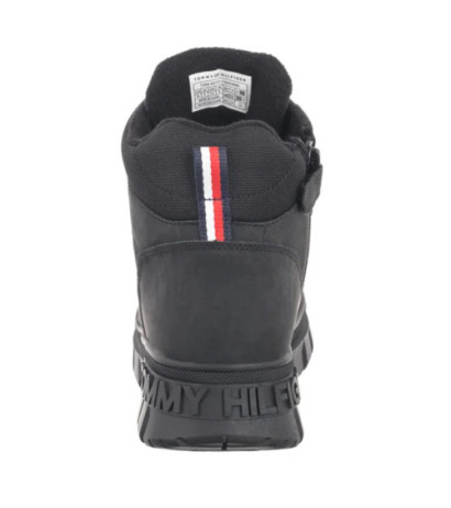 Tommy Hilfiger Lace-Up Bootie Black T3X5-33707-1492999 (TH1201-a) batai