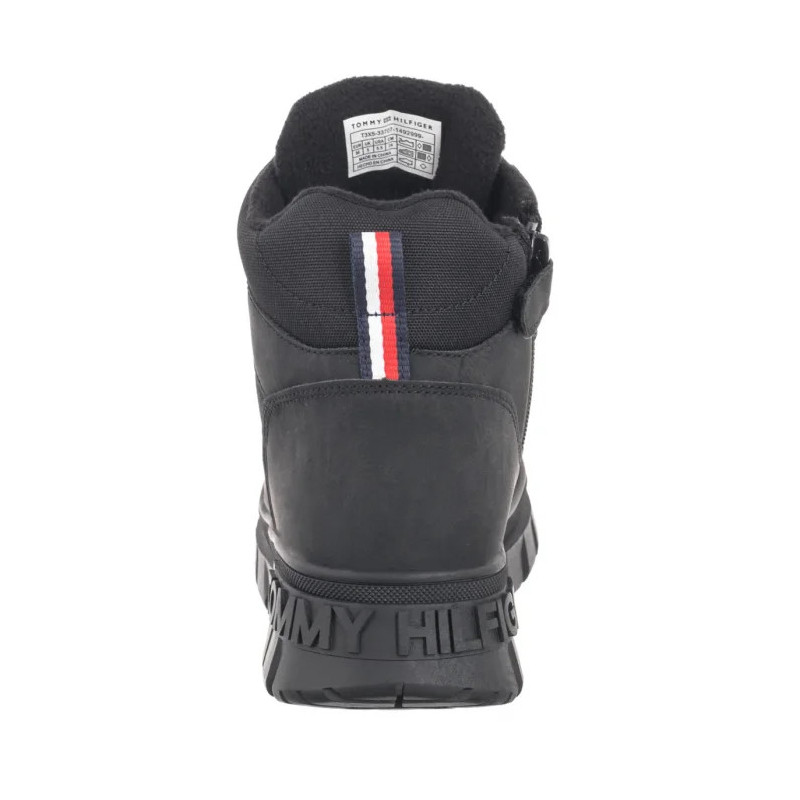 Tommy Hilfiger Lace-Up Bootie Black T3X5-33707-1492999 (TH1201-a) kurpes