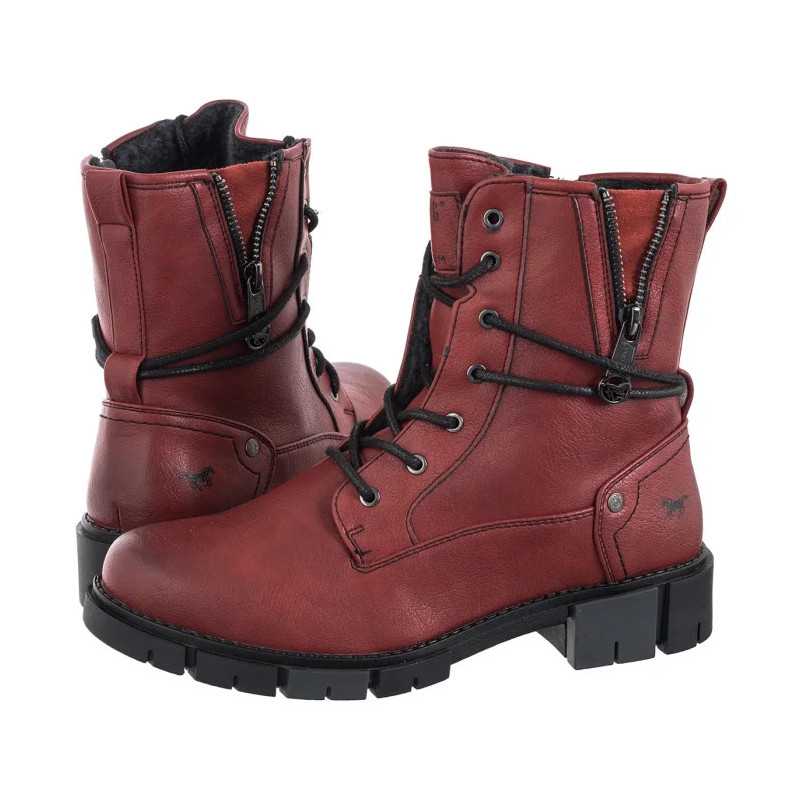 Mustang Czerwone 1443-602-5 (MU551-b) kurpes