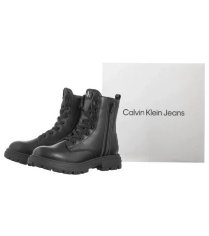 Calvin Klein Lace-Up Bootie Black V3A5-81018-1355999 (CK600-a) batai