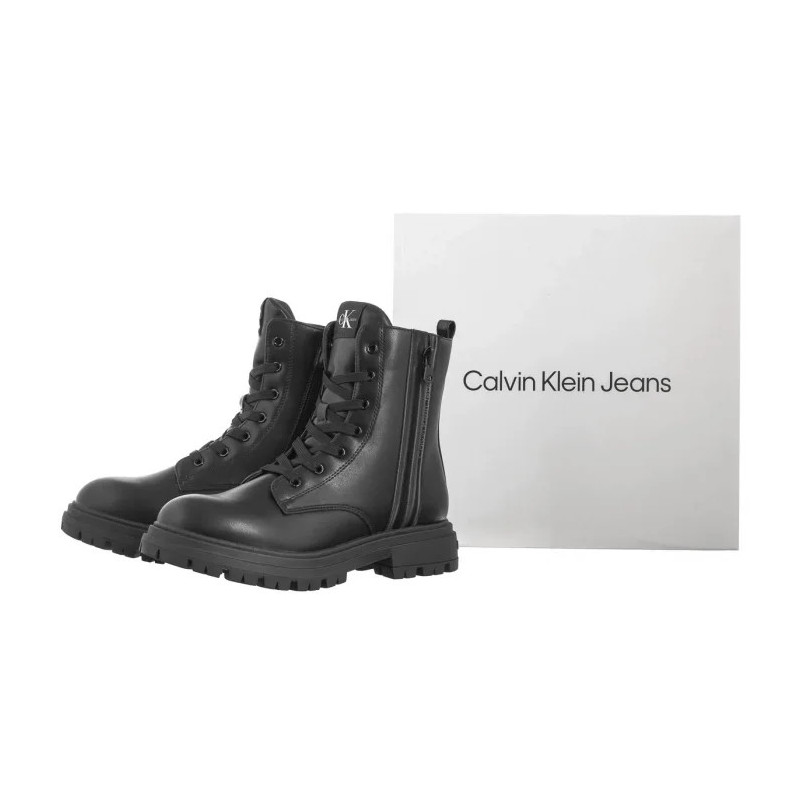Calvin Klein Lace-Up Bootie Black V3A5-81018-1355999 (CK600-a) kurpes