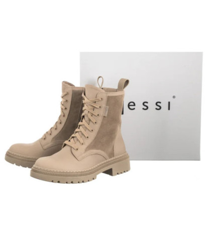 Nessi Beżowe 22361_ (NE417-a) kurpes