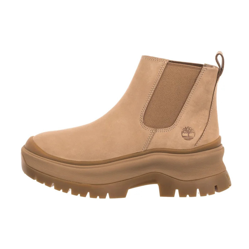 Timberland Roxie Lane Mid Chelsea Boot Light Beige Nubuck 0A28XM EN7 (TI135-a) batai