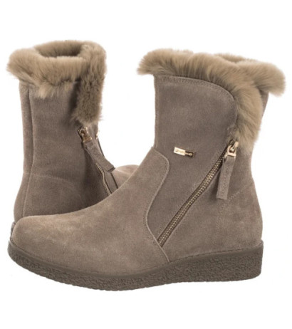 Sergio Leone Beżowe BT 338-S (SL556-a) shoes