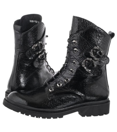Venezia Czarne Lakierowane L031CRBLOBB034 (VE812-a) batai
