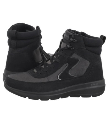 Skechers Glacial Ultra Wanderlust Black/Gray 144198/BKGY (SK186-a) kingad