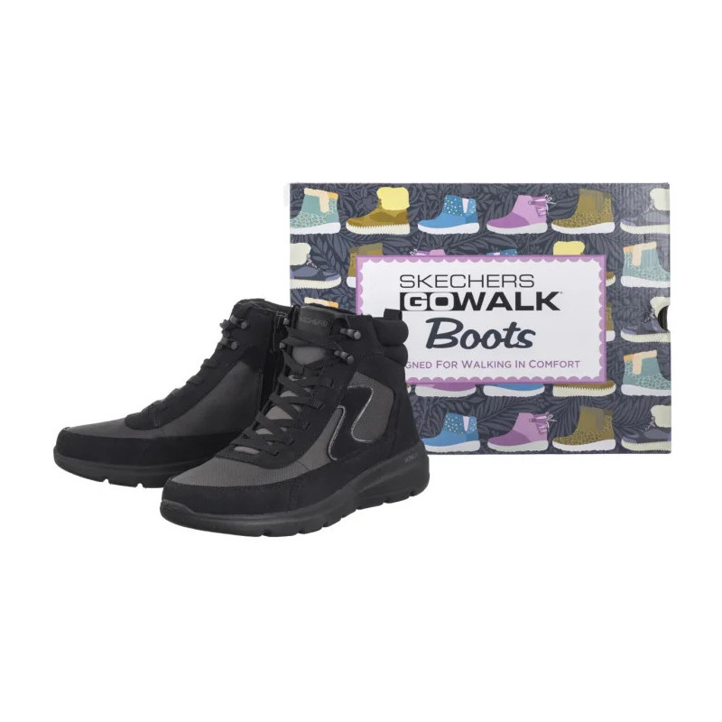 Skechers Glacial Ultra Wanderlust Black/Gray 144198/BKGY (SK186-a) kingad