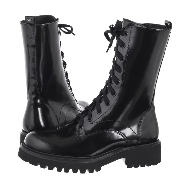 Wojas Czarne Lakierowane 64128-31 (WO246-a) batai