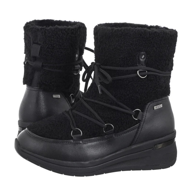 Caprice Czarne 9-26222-43 019 Black Comb (CP428-a) boots