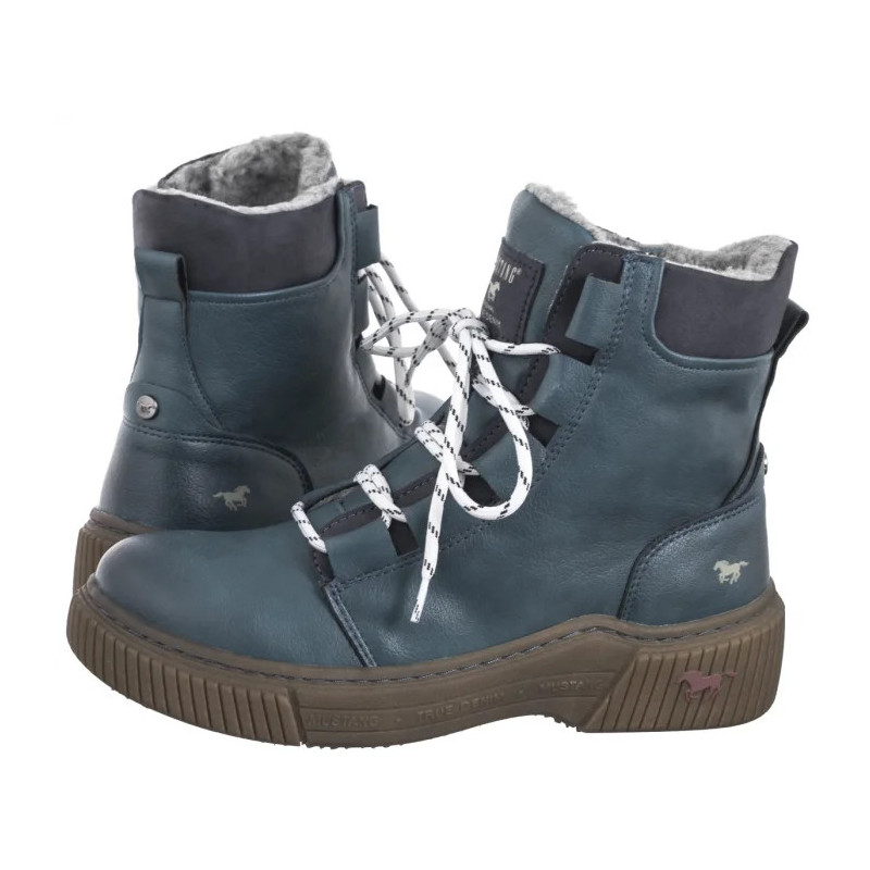 Mustang Turkusowe 1436-605-879 (MU557-a) kurpes