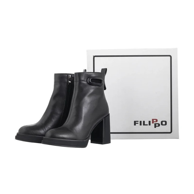 Filippo Czarne DBT6546/24 BK (FO135-a) kurpes