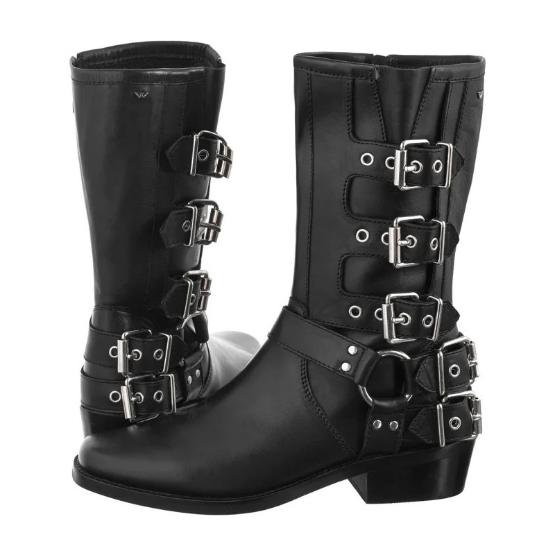 Wojas Czarne 55293-51 (WO249-a) kurpes