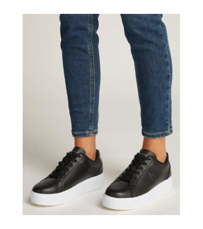 Tommy Hilfiger TH Platform Court Sneaker Black FW0FW08614 BDS (TH1220-a) sporta apavi